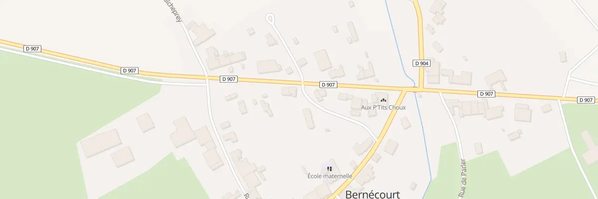 Plan du 15 Rue de St Mihiel à Bernécourt