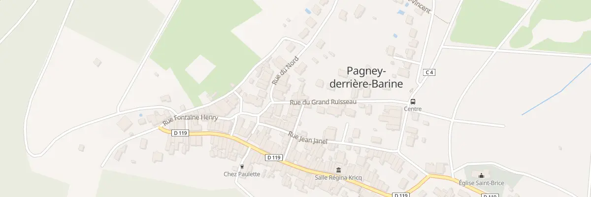 Plan du 57 Rue du Grand Ruisseau à Pagney-derrière-Barine