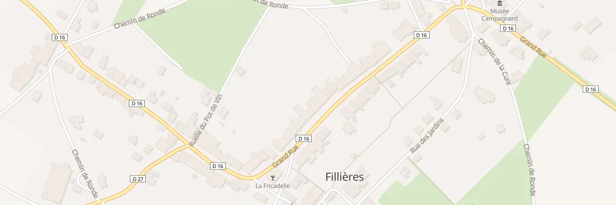 Plan du 15 Grand Rue à Fillières