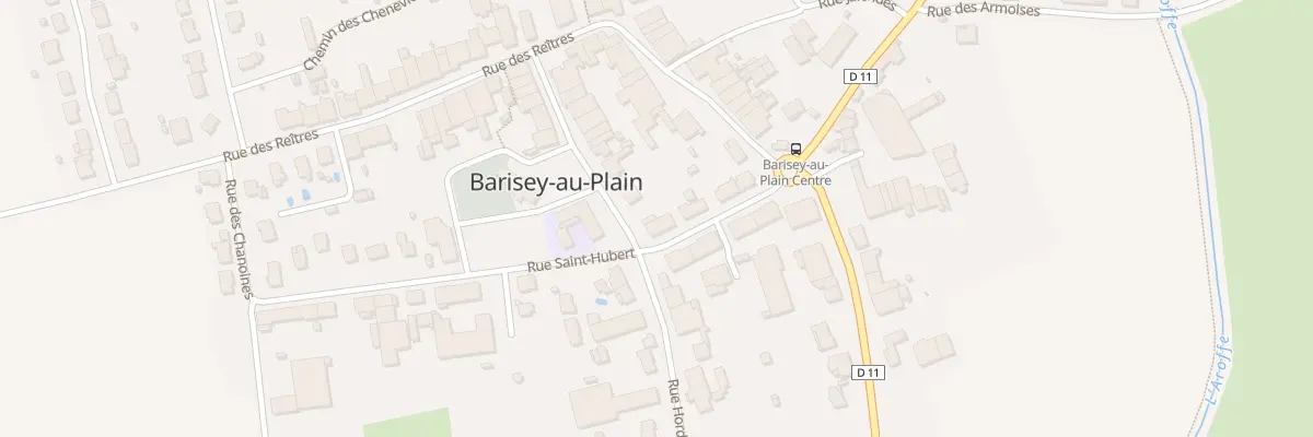 Plan du 8 Rue St Hubert à Barisey-au-Plain