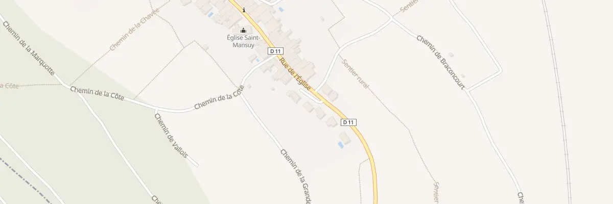 Plan du 264 Rue de l’Eglise à Mont-le-Vignoble