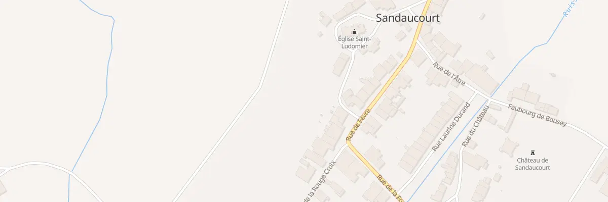 Plan du 3 Rue de Fèvre à Sandaucourt