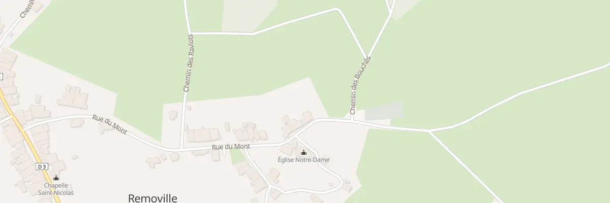 Plan du 37 Rue du Mont à Removille
