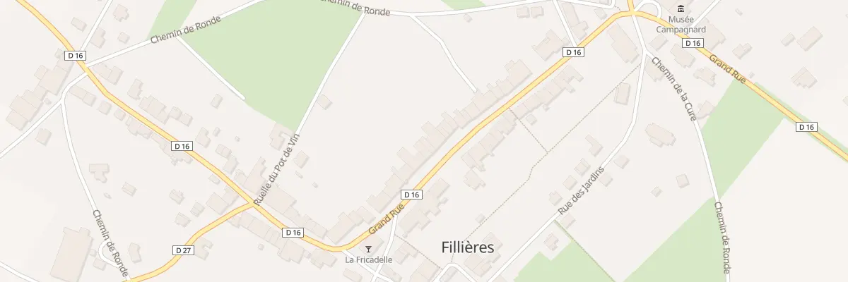 Plan du 17 Grand Rue à Fillières