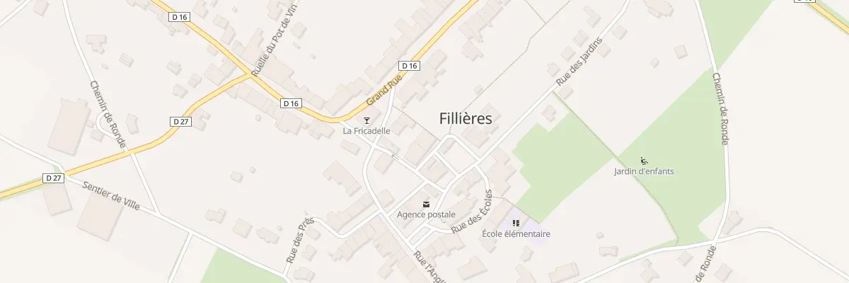 Plan du 3 Rue des Tisserands à Fillières