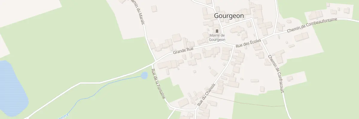 Plan du 9 Gr Grande Rue à Gourgeon