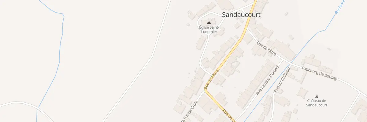 Plan du 5 Rue de Fèvre à Sandaucourt