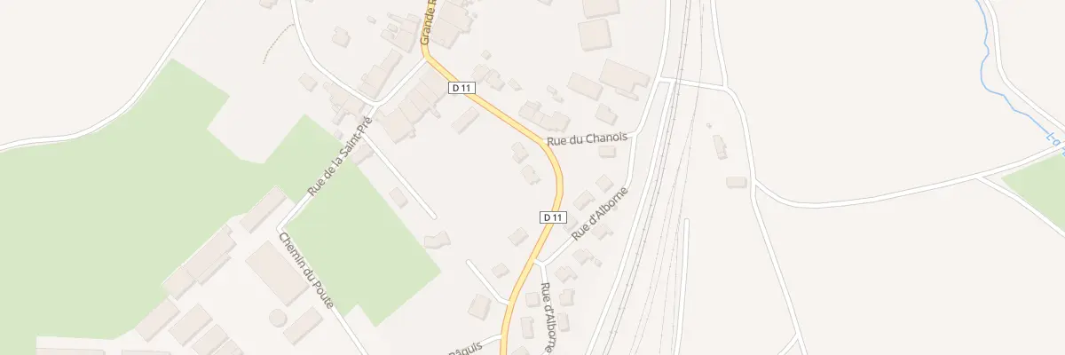 Plan du 50 Gr Grande Rue à Barisey-la-Côte