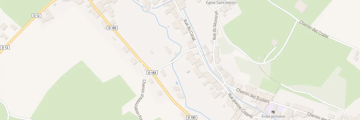Plan du 28 Rue du Canal à Bucey-lès-Gy