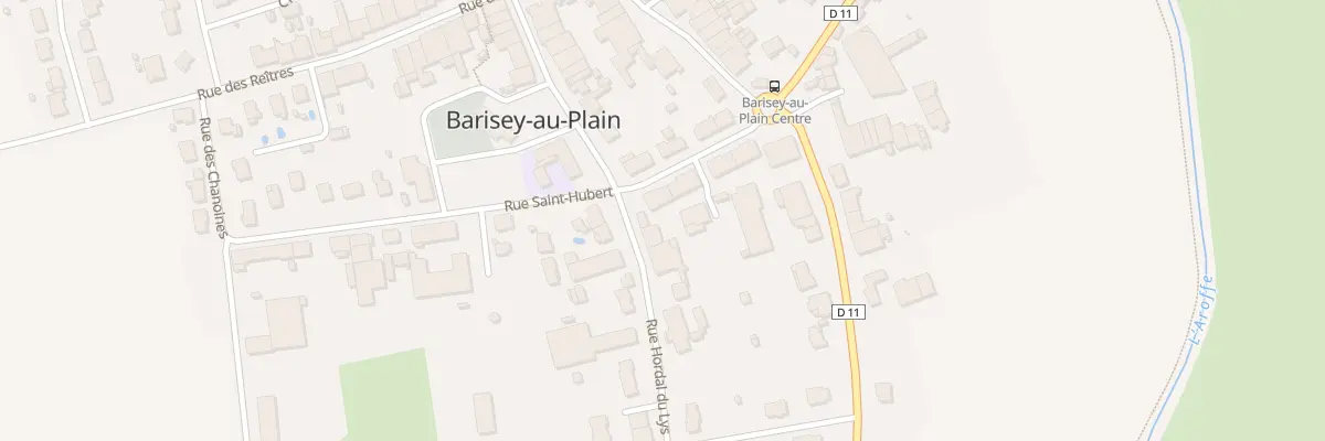 Plan du 11 Rue St Hubert à Barisey-au-Plain