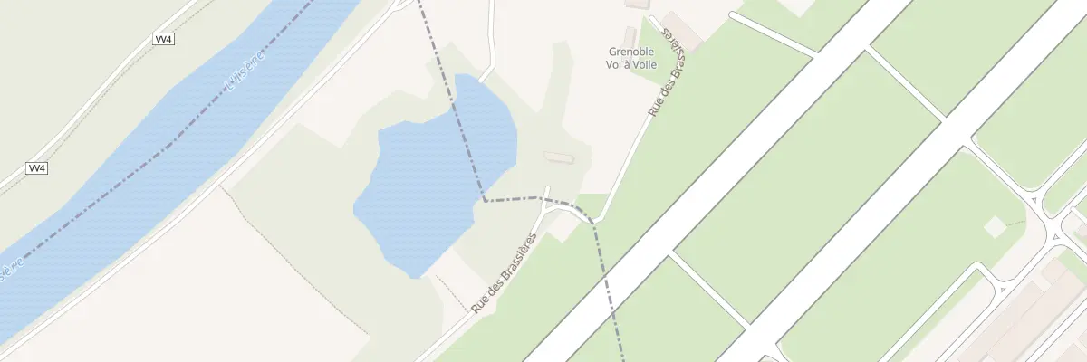 Plan du 5001 Les Brassieres au Versoud