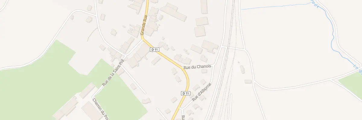 Plan du 45 Gr Grande Rue à Barisey-la-Côte