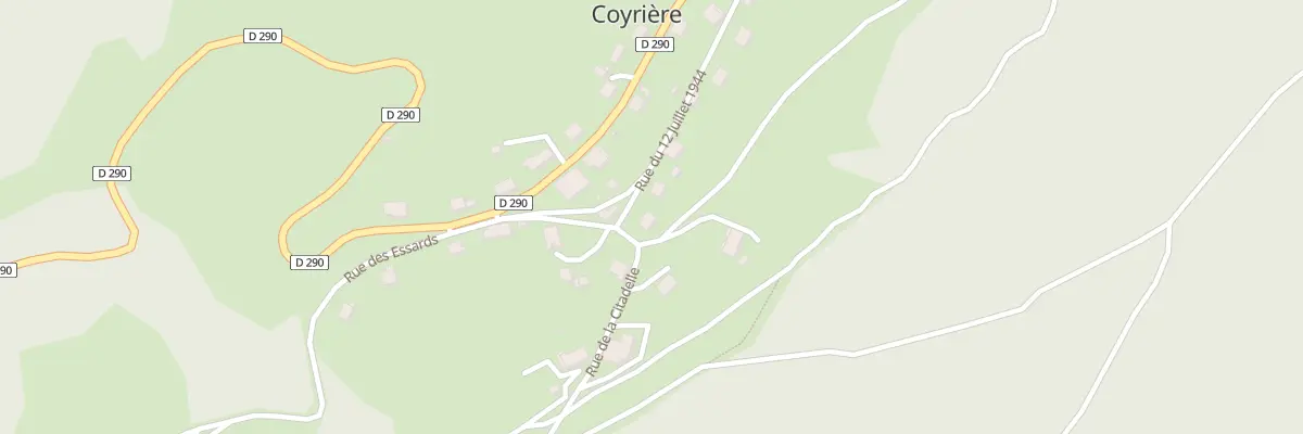 Plan du 18 Rue du 12 Juillet 1944 à Coyrière