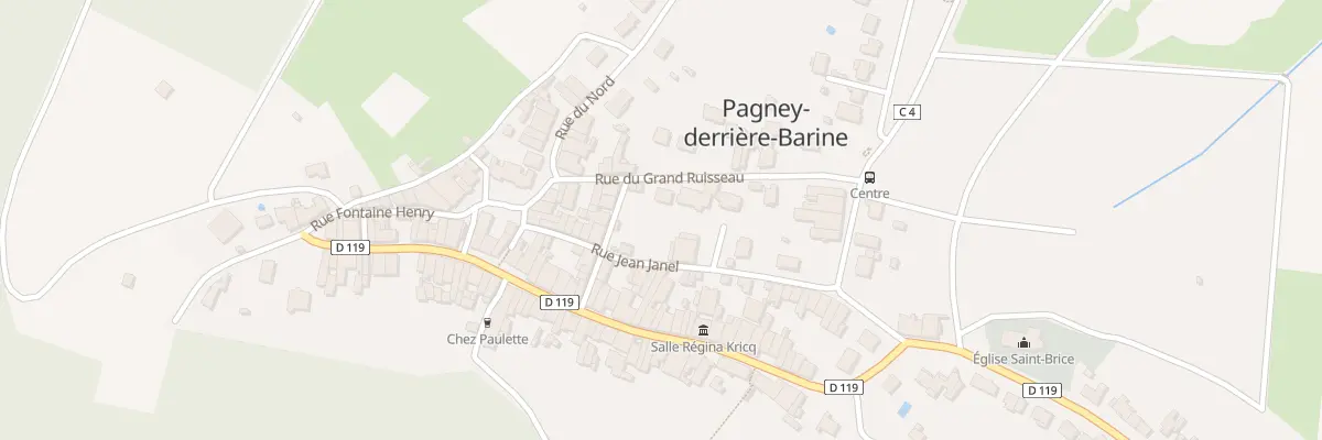 Plan du 98 Rue du Grand Ruisseau à Pagney-derrière-Barine