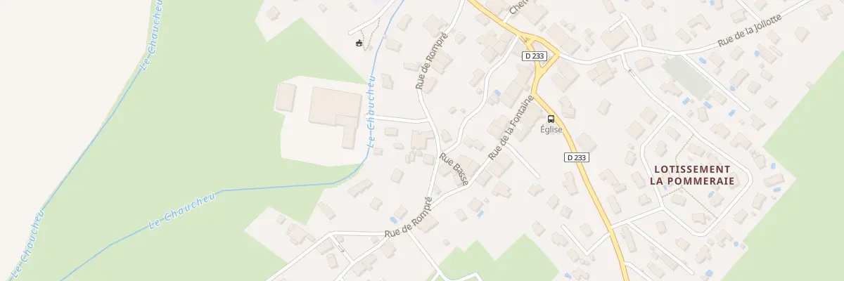Plan du 22 Rue de Rompre à Pouilley-Français