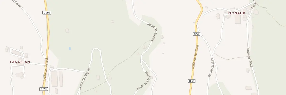 Plan du 5113 Les Verdannes à Motz