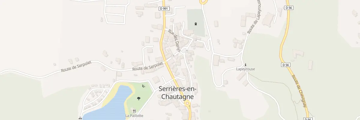 Plan du 123 Rue des denys à Serrières-en-Chautagne