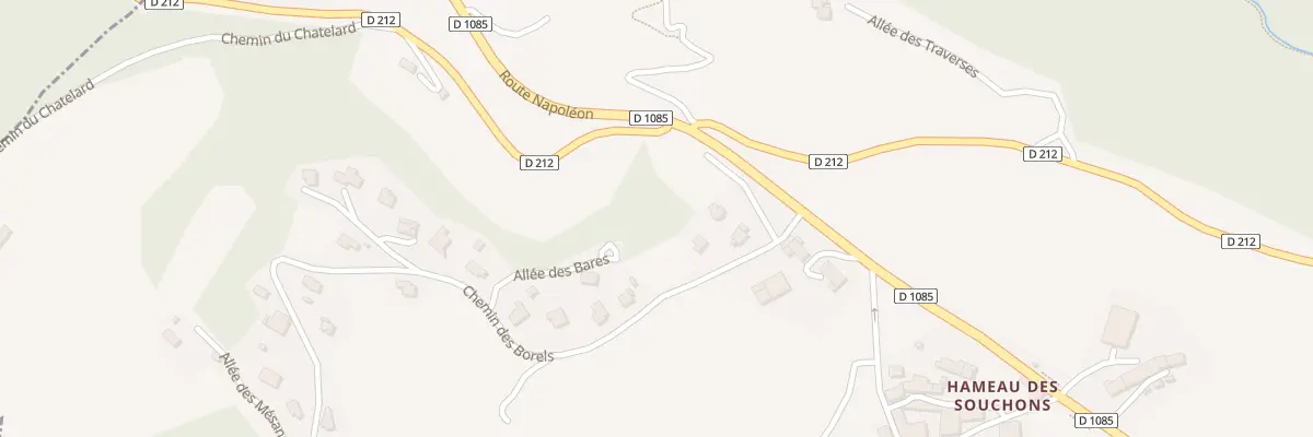 Plan du 133 All des Bares à La Salle-en-Beaumont