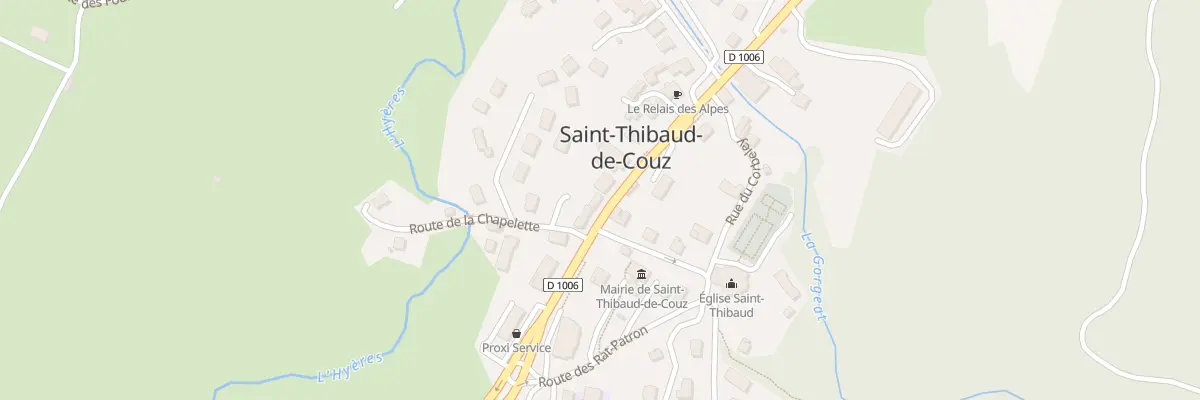 Plan du 2300 Rte de Chartreuse à Saint-Thibaud-de-Couz