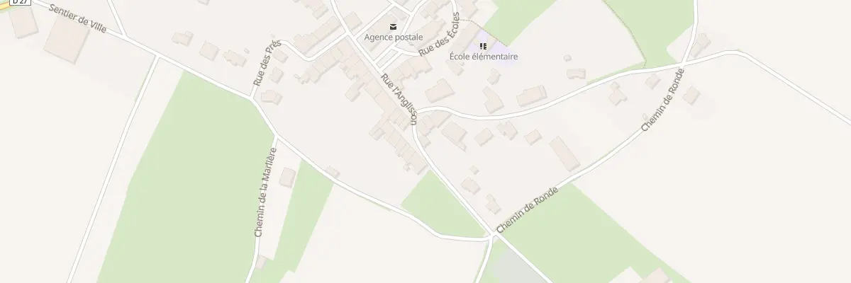 Plan du 9 Rue de l’Anglisson à Fillières