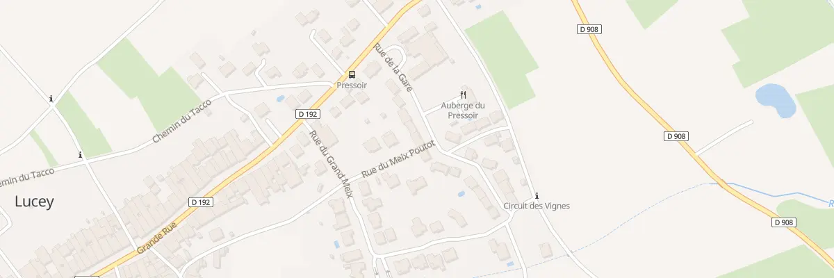 Plan du 8 Rue des Pachenottes à Lucey