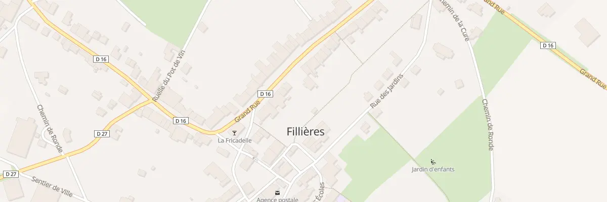 Plan du 12 Grand Rue à Fillières