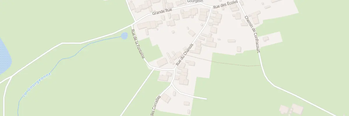 Plan du 10 Rue du Chanois à Gourgeon