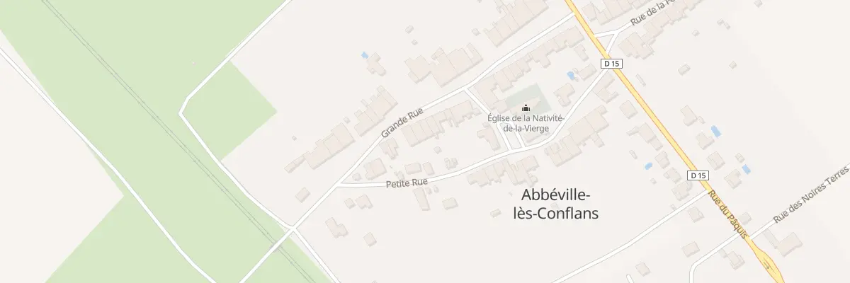 Plan du 28 Gr Grande Rue à Abbéville-lès-Conflans