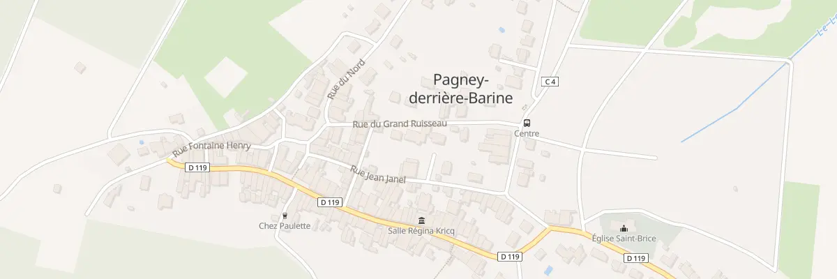 Plan du 124 Rue du Grand Ruisseau à Pagney-derrière-Barine