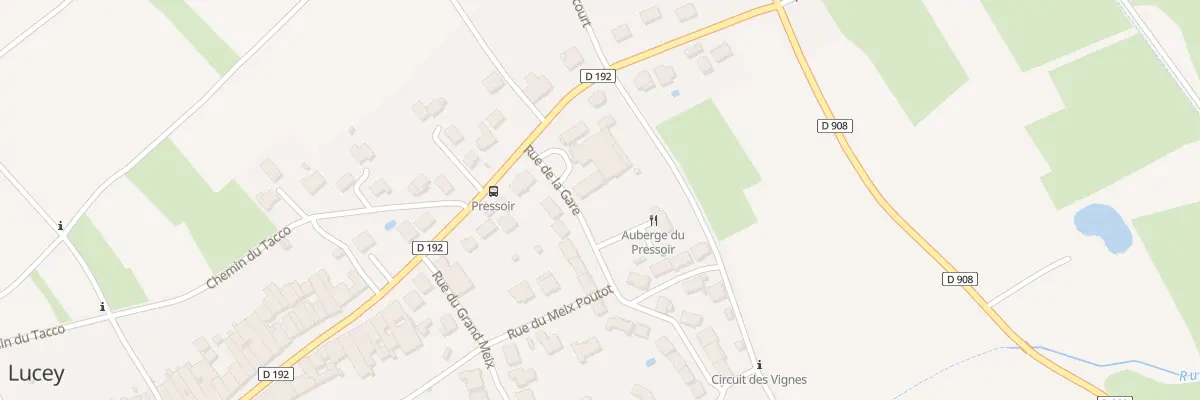 Plan du 5 Rue de la Gare à Lucey
