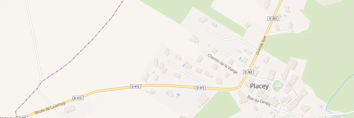 Plan du 10 Rue de Terre Rouge à Placey