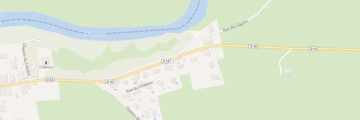 Plan du 28 Gr Grande Rue à Chevigney-sur-l’Ognon