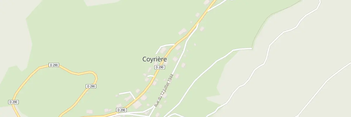 Plan du 3 Rue du 12 Juillet 1944 à Coyrière