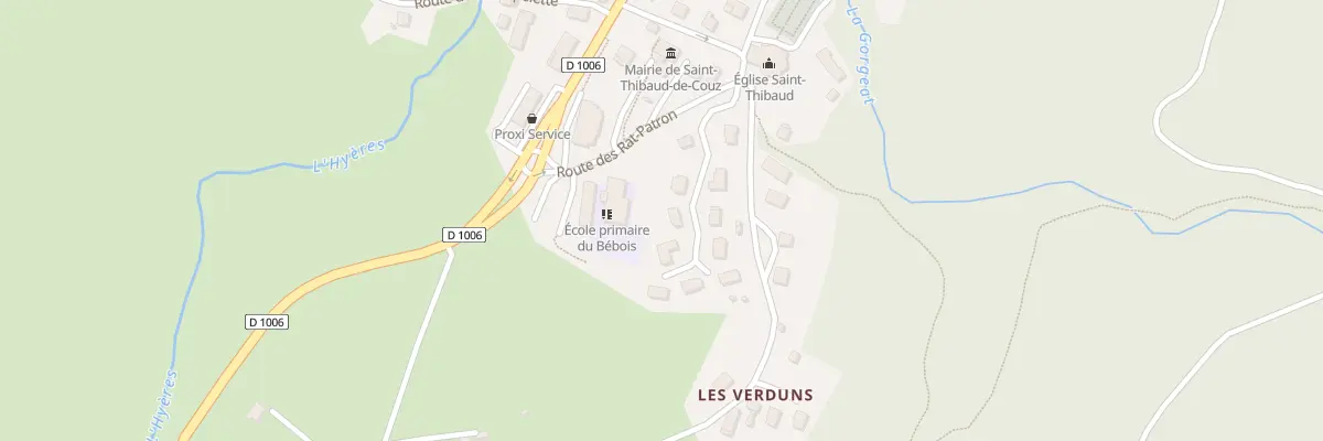 Plan du 110 Lot le Bébois à Saint-Thibaud-de-Couz