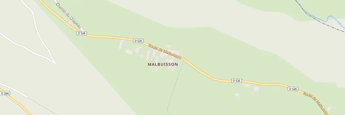Plan du 2868 Rte de Malbuisson à Saint-Laurent-en-Beaumont