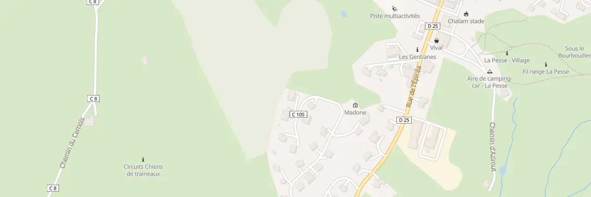 Plan du 10 Lot Sur la Semine à La Pesse