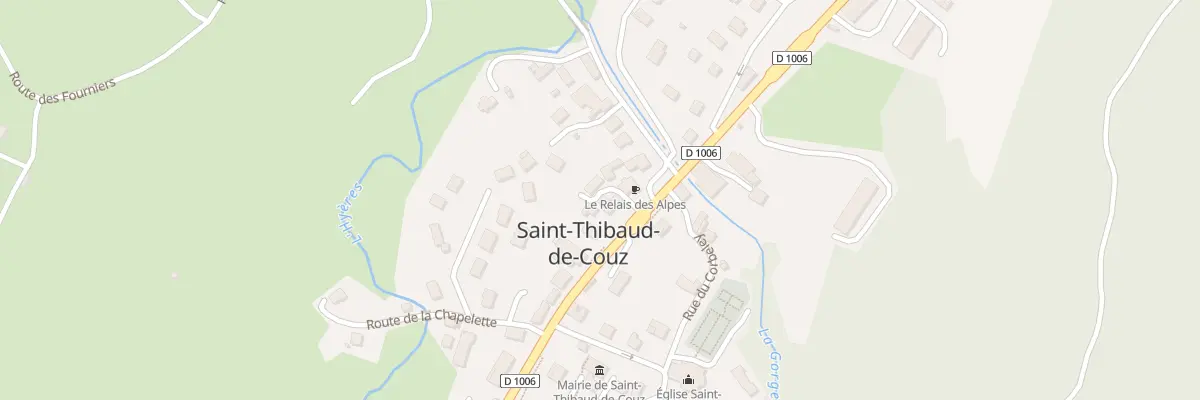 Plan du 2206 Rte de Chartreuse à Saint-Thibaud-de-Couz