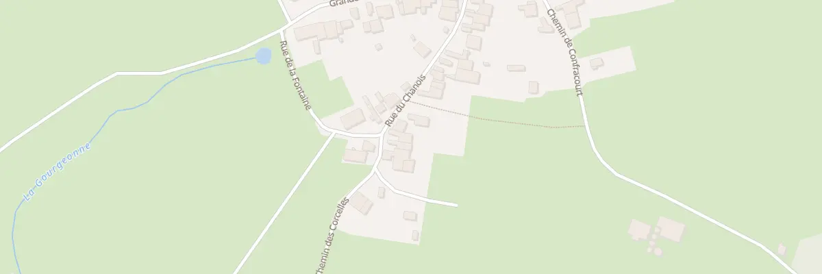 Plan du 23 Rue du Chanois à Gourgeon