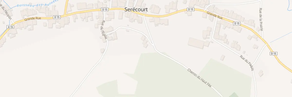 Plan du 5001 Le Haut Fee à Serécourt