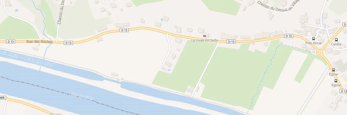 Plan du 13 Rue des Roches à Osselle-Routelle