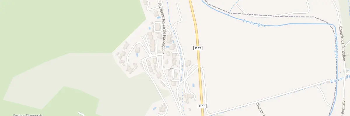 Plan du 7418 Le Moulin à Volx