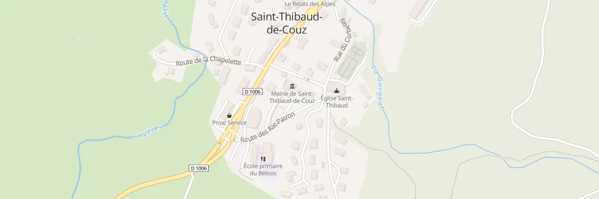 Plan du 101 Rte des Rat-Patron à Saint-Thibaud-de-Couz