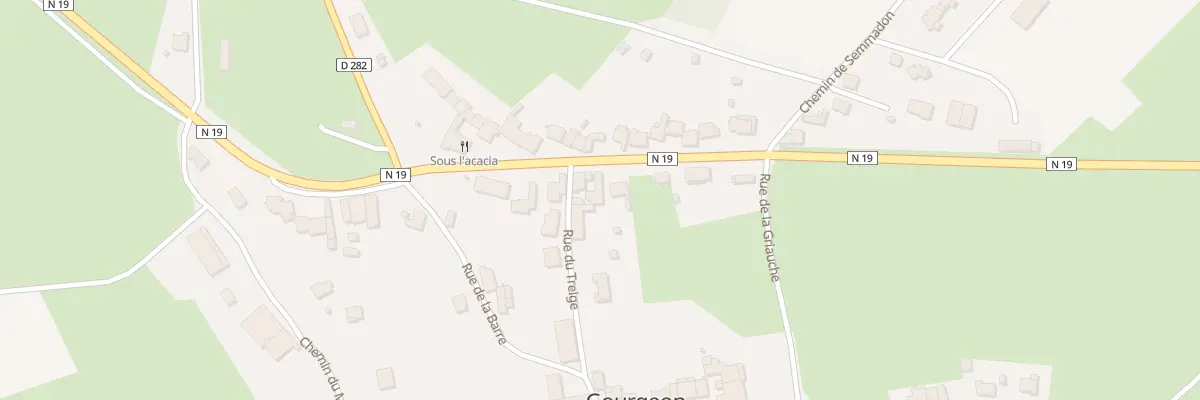 Plan du 11 Rue de Vesoul à Gourgeon