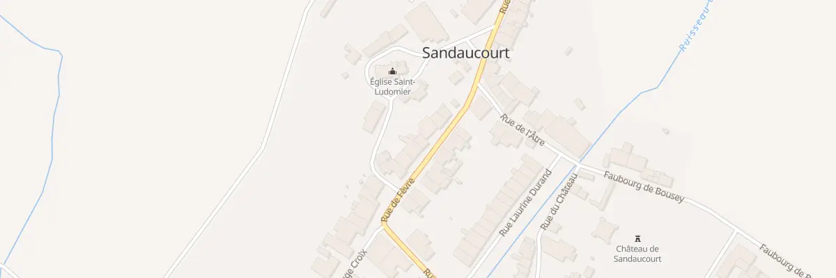 Plan du 11 Rue de Fèvre à Sandaucourt