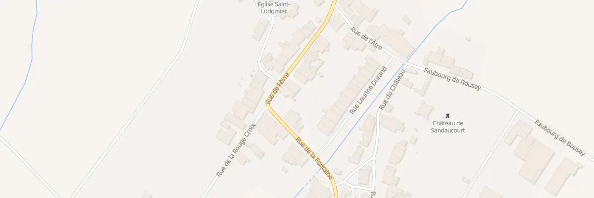 Plan du 2 Rue de Fèvre à Sandaucourt