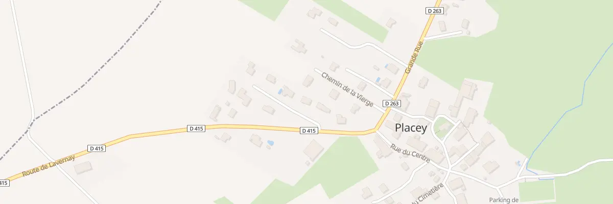 Plan du 6 Rue de Terre Rouge à Placey
