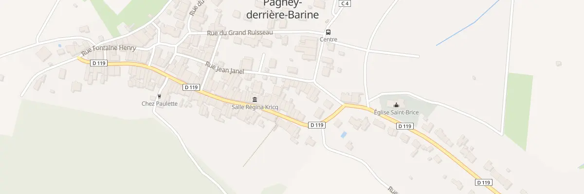 Plan du 150 Rue Régina Kricq à Pagney-derrière-Barine