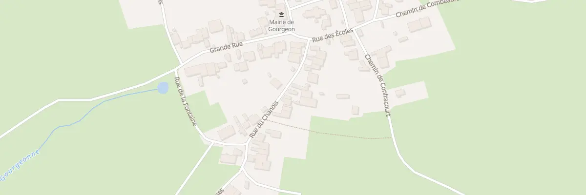 Plan du 13 Rue du Chanois à Gourgeon