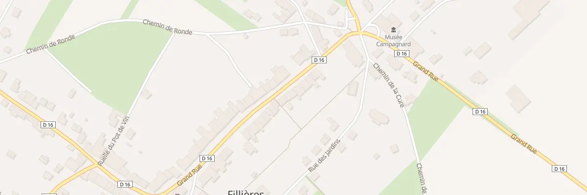 Plan du 32 Grand Rue à Fillières