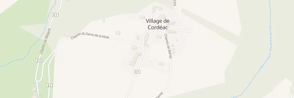 Plan du 685 Che des Oches à Châtel-en-Trièves